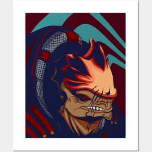 Portrait - Urdnot Wrex Posters and Art